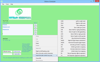 Ottimo Scheduler screenshot