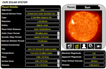 Our Solar System Portable screenshot