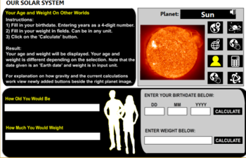 Our Solar System Portable screenshot 2