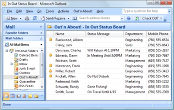Out n About for Outlook  screenshot
