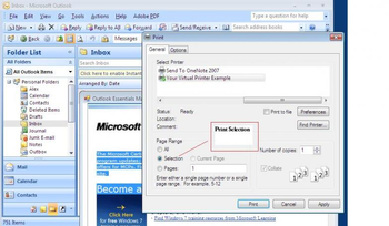 Outlook 2007 Essentials screenshot 2