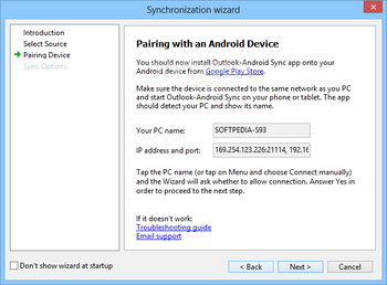 Outlook-Android Sync screenshot 3