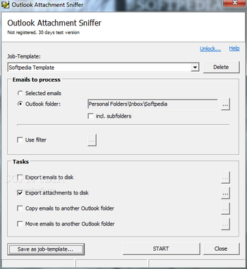 Outlook Attachment Sniffer screenshot 2