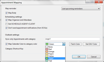 Outlook Caldav Synchronizer screenshot 2