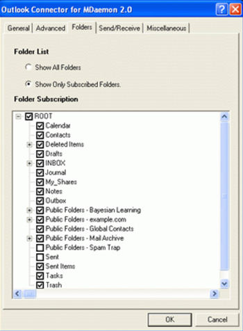Outlook Connector for MDaemon screenshot 4
