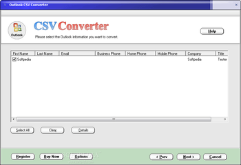 Outlook CSV Converter screenshot 4