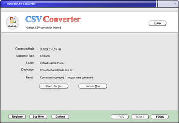 Outlook CSV Converter screenshot 5