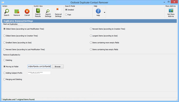 Outlook Duplicate Contact Remover screenshot 3