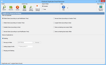 Outlook Duplicate Email Remover screenshot 2