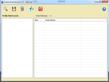 Outlook Email Address Extractor screenshot