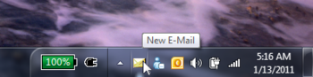 Outlook Email Notifier screenshot