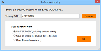 Outlook Export screenshot 2