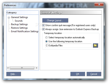 Outlook Express Backup screenshot 6