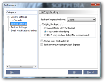Outlook Express Backup screenshot 8