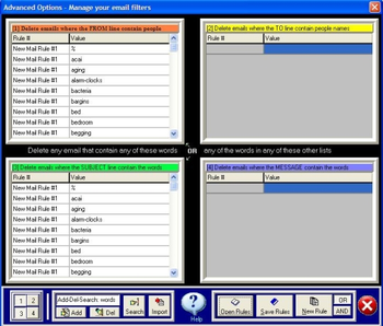 Outlook Express Blocked Senders List screenshot
