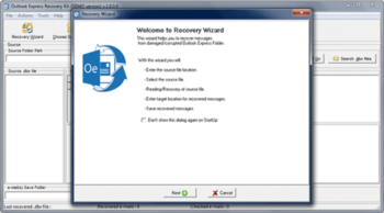 Outlook Express Recovery Kit screenshot