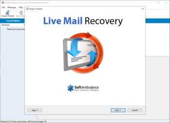 Outlook Express Recovery screenshot