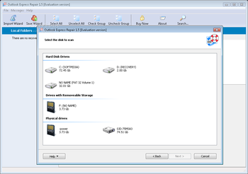 Outlook Express Repair screenshot 3