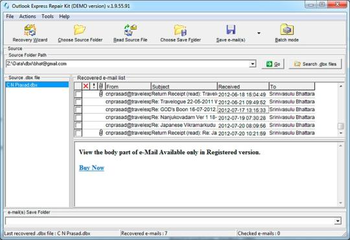 Outlook Express Repair Kit screenshot
