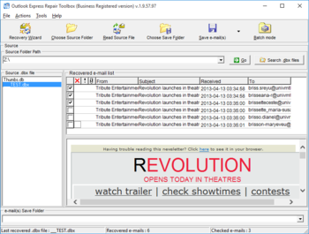 Outlook Express Repair Toolbox screenshot 4
