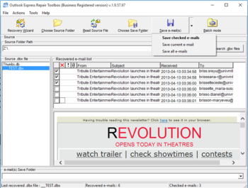 Outlook Express Repair Toolbox screenshot 5