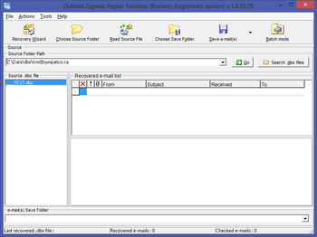 Outlook Express Repair Toolbox screenshot 6