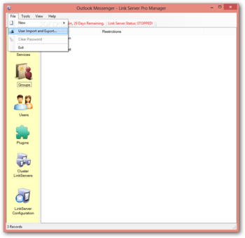 Outlook Messenger Link Server Pro screenshot 4