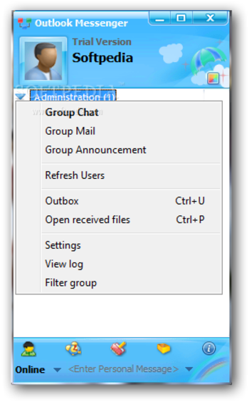 Outlook Messenger screenshot 2