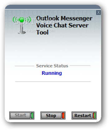 Outlook Messenger Voice Chat Server screenshot