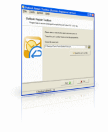 Outlook Repair Toolbox screenshot