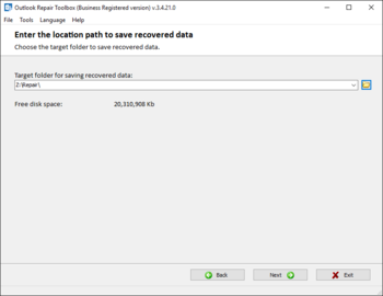 Outlook Repair Toolbox screenshot 5