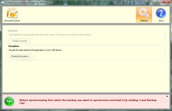 Outlook Sync & Backup Portable screenshot 3