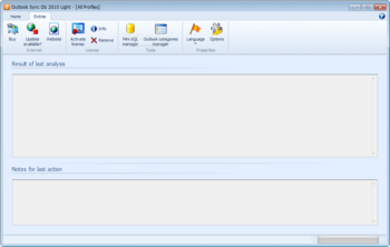 Outlook Sync Db 2010 Light screenshot 2