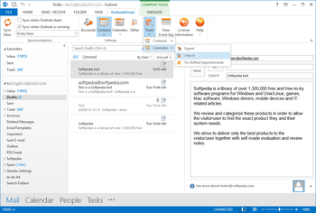 Outlook4Gmail screenshot