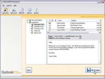 OutlookFIX screenshot