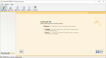OutlookFIX Repair and Undelete screenshot 5
