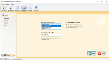 OutlookFIX Repair and Undelete screenshot 6
