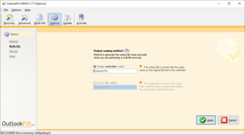 OutlookFIX Repair and Undelete screenshot 7