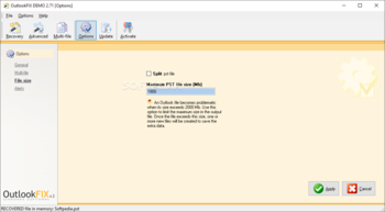 OutlookFIX Repair and Undelete screenshot 8