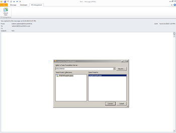 OutlookTFSAddin screenshot 5