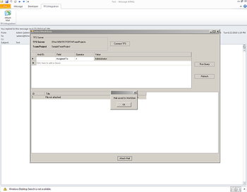 OutlookTFSAddin screenshot 8