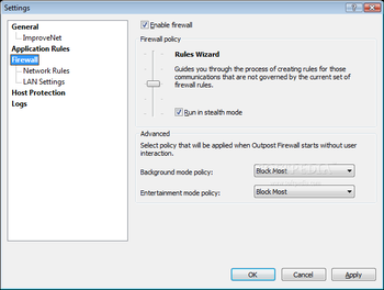 Outpost Firewall Free 2009 screenshot 7