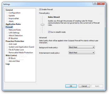 Outpost Firewall Pro screenshot 13