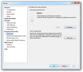 Outpost Firewall Pro screenshot 18