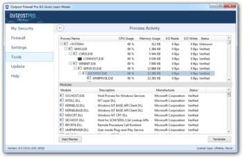 Outpost Firewall Pro screenshot 6