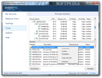 Outpost Security Suite Pro screenshot 9