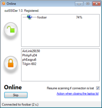 outSSIDer screenshot 4