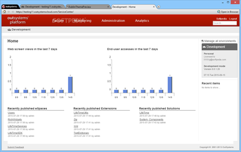 OutSystems Platform screenshot 10