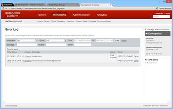 OutSystems Platform screenshot 11