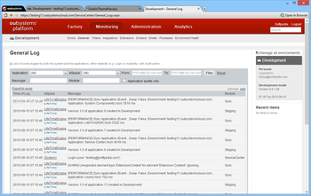 OutSystems Platform screenshot 12